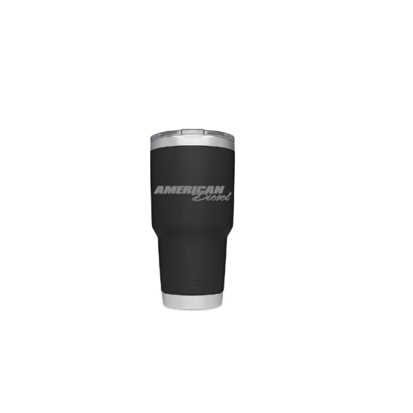 30 OZ MATTE BLACK YETI TUMBLER